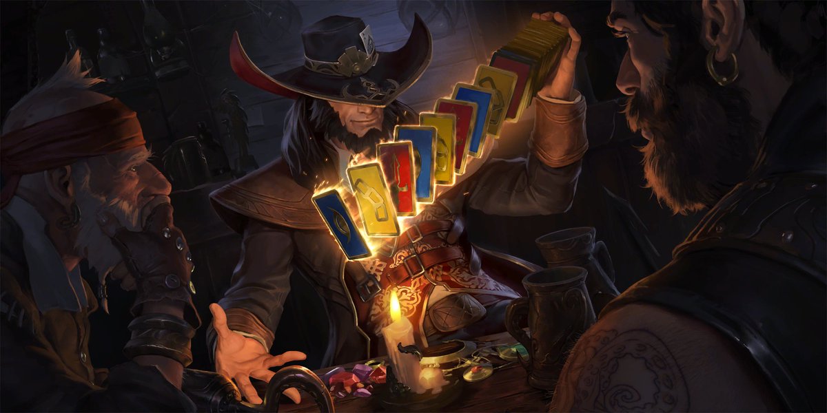 Legends of Runeterra on Twitter: "Twisted Fate, The Card Master… "