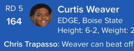 ScriptedPodcast's tweet image. Absolute steal for the Dolphins, Curtis Weaver has skills 👀👀👀 #NFLDraft