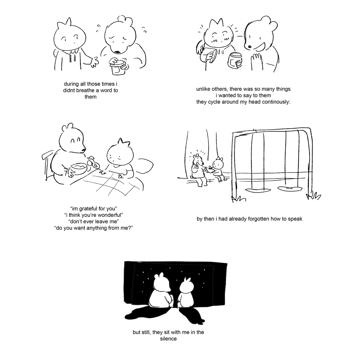 i sporadically write short little vignettes sometimes so heres one in comic form 