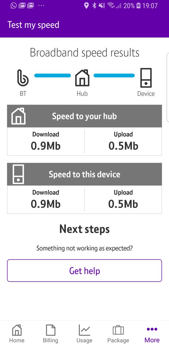 Pinin_d's tweet photo. @bt_uk second or third fix in the month and still the net keeps cutting out! My 3 year old now laughs and say 'there it stops again daddy!' I was cut out of a meeting on Friday again and my speed to upload an important role is shocking. What am I paying for? https://t.co/YQBqtZehDb
