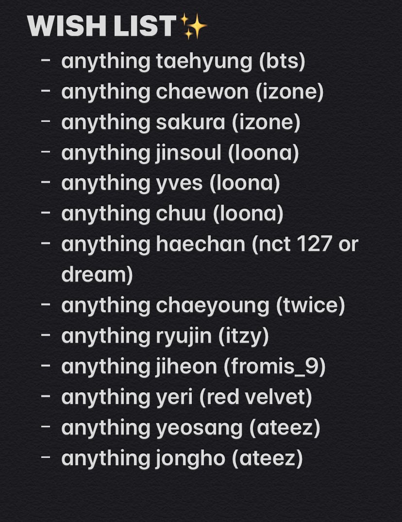 KPOP TRADING ️ on Twitter "if anyone is interested in one of these