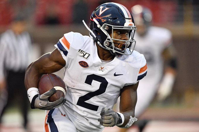 PFF_College's tweet photo. Los Angeles lands the NFL Draft's highest-graded kick returner:

Virginia WR Joe Reed https://t.co/E40nDCr78D