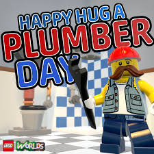 Today is National Hug a Plumber Day!!!!!! It might be a long distance or air hug, but it's still our day!!!