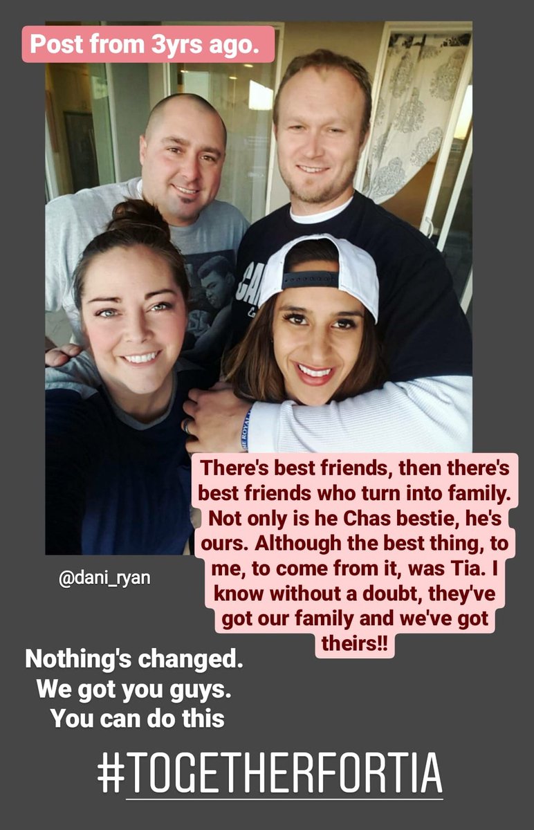 Dani Ryan (@danimariaryan) on Twitter photo Our friend <a href="/TiaBee8/">Tia Bee</a> was diagnosed with Acute myeloid leukemia Please pray for her, her husband <a href="/CoachAndyStokes/">Andy Stokes</a> her 5 children. She's strong, she's positive, she's capable. And she has an army of support. Let's love on them Timpview fam. <a href="/T_BirdFootball/">Timpview Football</a>
#TogetherForTia Our friend <a href="/TiaBee8/">Tia Bee</a> was diagnosed with Acute myeloid leukemia Please pray for her, her husband <a href="/CoachAndyStokes/">Andy Stokes</a> her 5 children. She's strong, she's positive, she's capable. And she has an army of support. Let's love on them Timpview fam. <a href="/T_BirdFootball/">Timpview Football</a>
#TogetherForTia