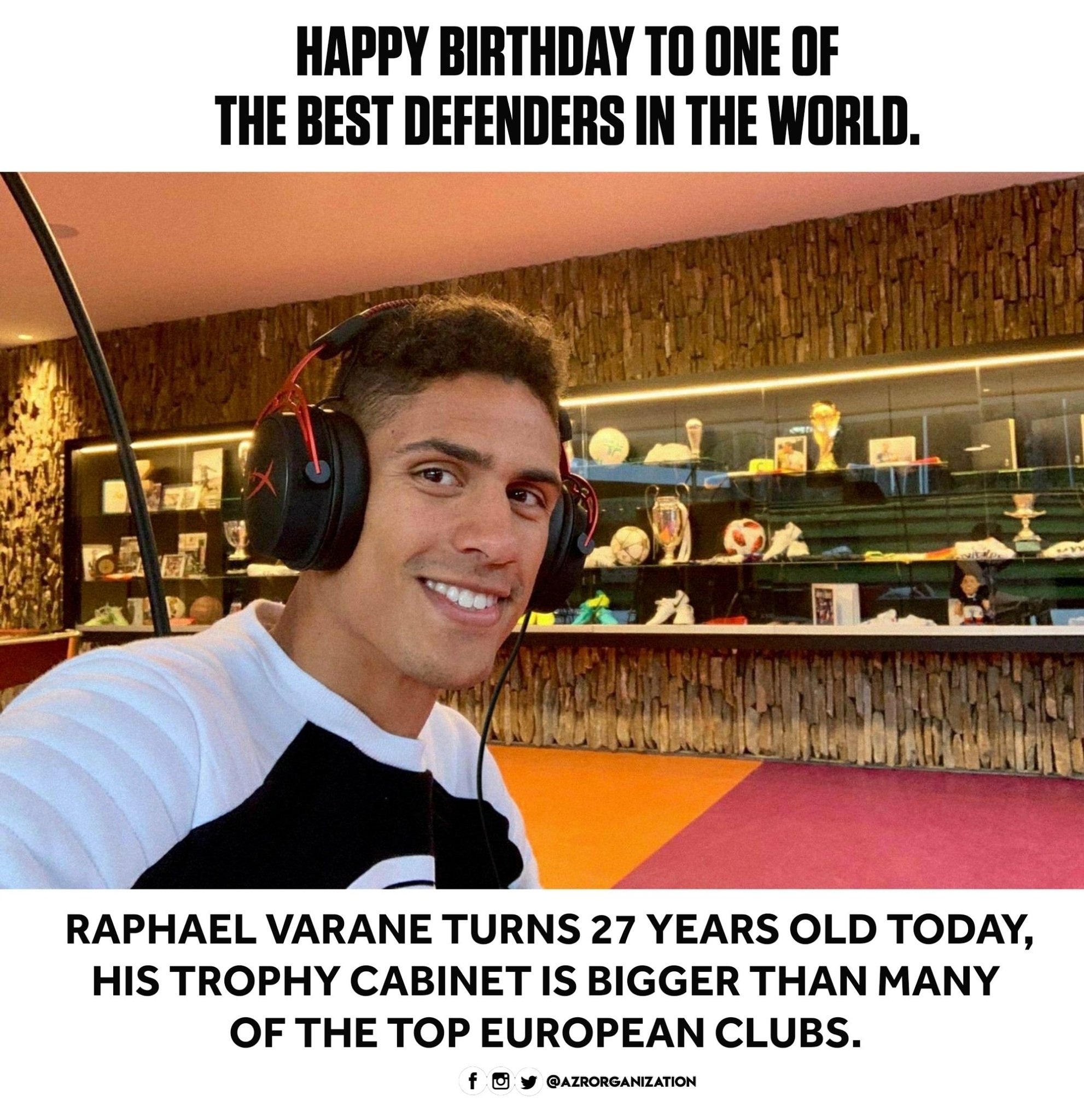 Happy Birthday Raphael Varane. 