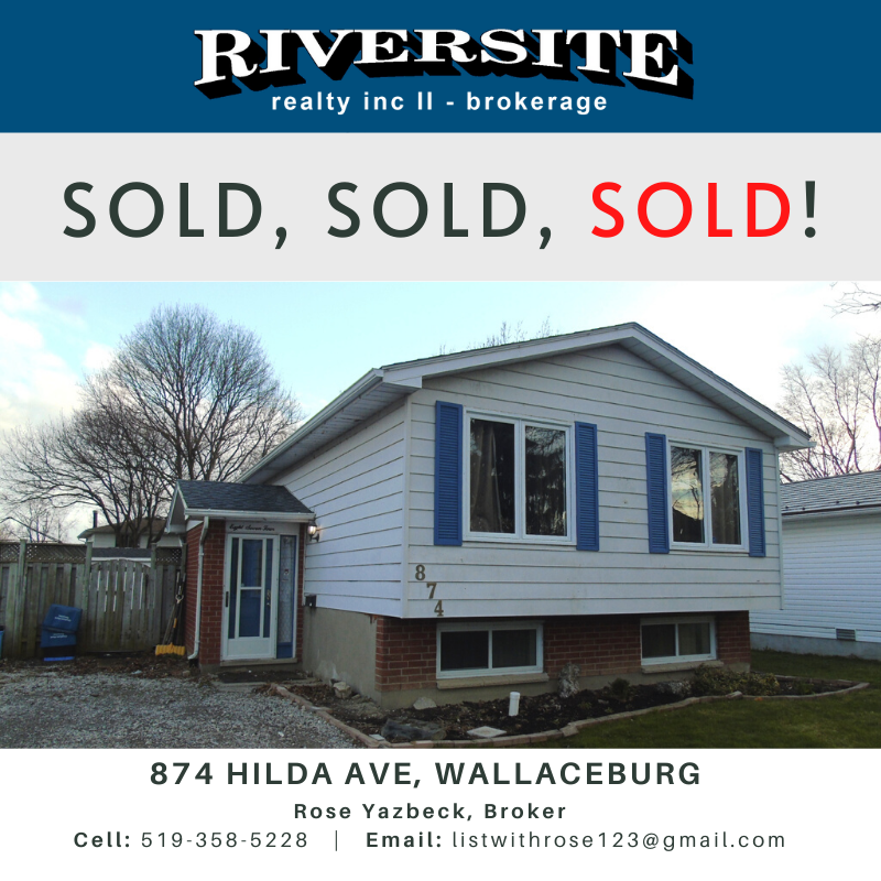 RiversiteRealty's tweet photo. SOLD! SOLD! SOLD!
🏠 874 Hilda Avenue, Wallaceburg
#Wallaceburg #ckont #RealEstate #GetSoldWithUs #Sold https://t.co/AZ1izdXDRE