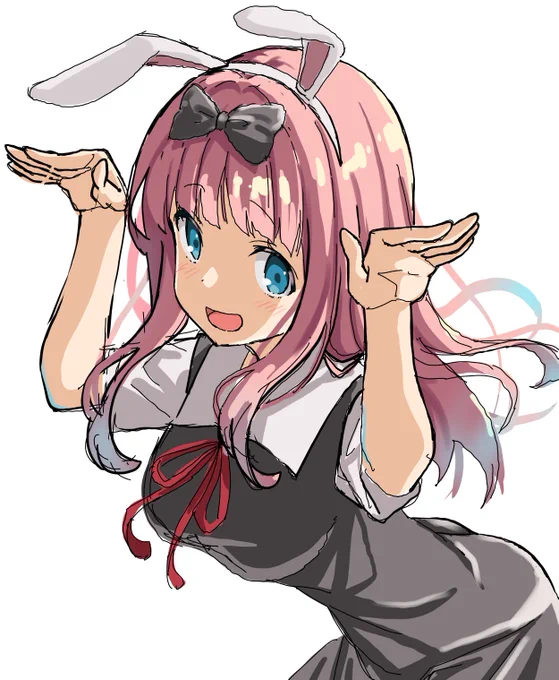うさ耳千花ちゃん可愛かったので描いてみた 