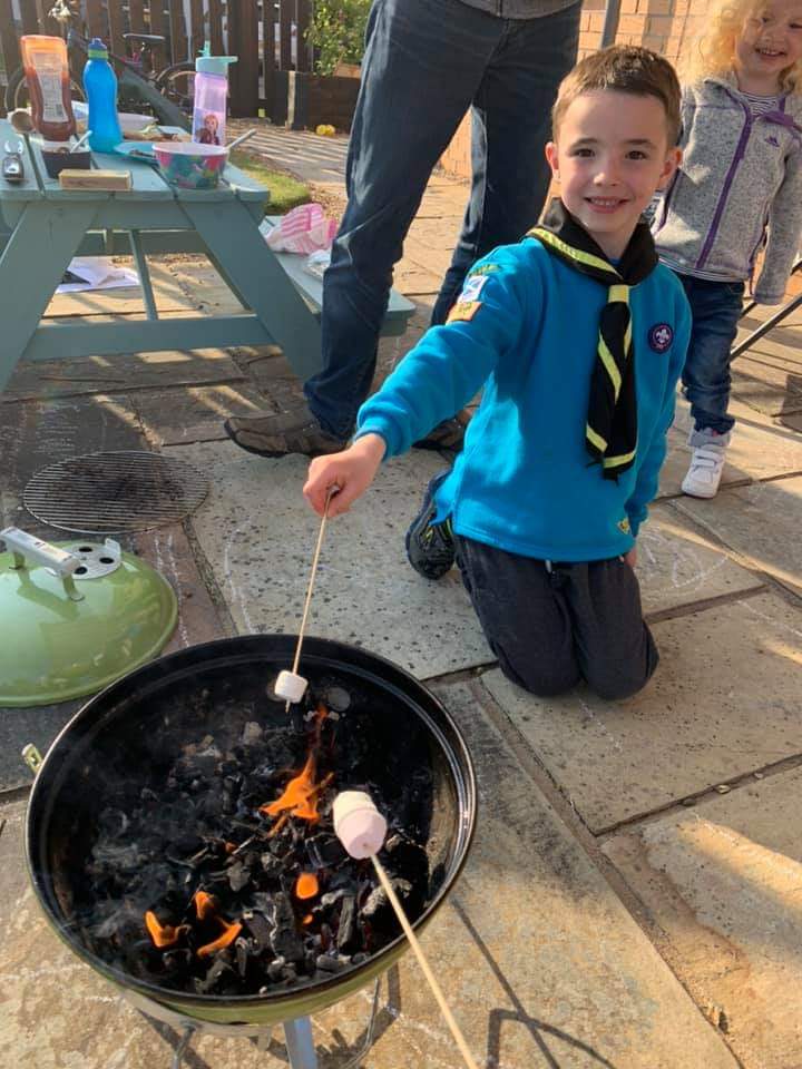 RosythScouts's tweet image. We hope everybody enjoyed the virtual campfire, which can be played back at youtube.com/c/rosythscouts anytime. Thank you to all who contributed songs. Looks like lots of s'mores and marshmallows were toasted alongside! #Homeboree2020