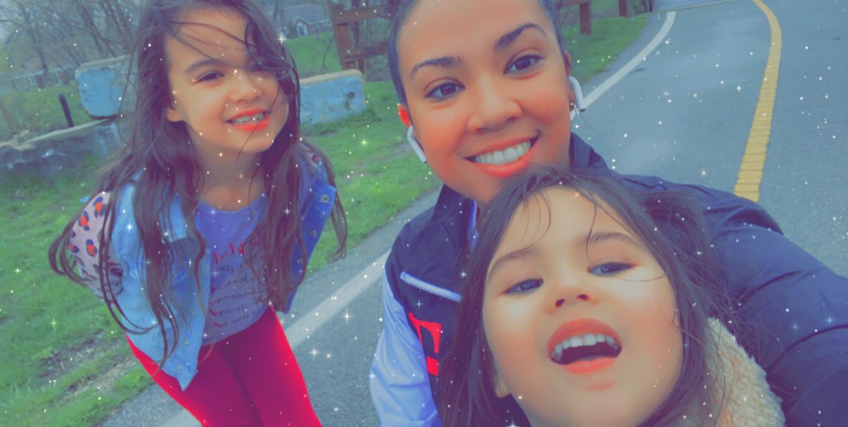 #AutismAcceptance The girls and I got out in the drizzle to get our 5,400 steps in. Just another way for me to educate Lily on how special Maddison is. You’re still on time to join us! #StepsforKindness #ILWIChapter #BeYou