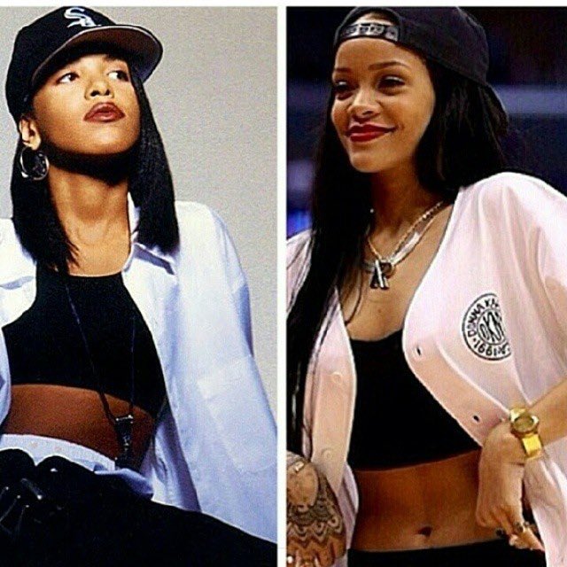 Rihanna as Aaliyah , a thread