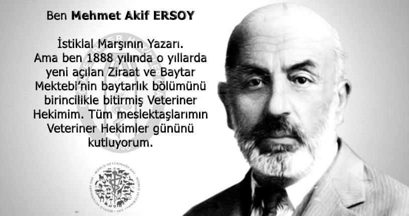 #DünyaVeterinerHekimlerGünü
Arkadaşları, Akif at sırtında veteriner hekim olarak Anadolu'yu gezip görmeseydi
İstiklal Marşını yazamazdı.