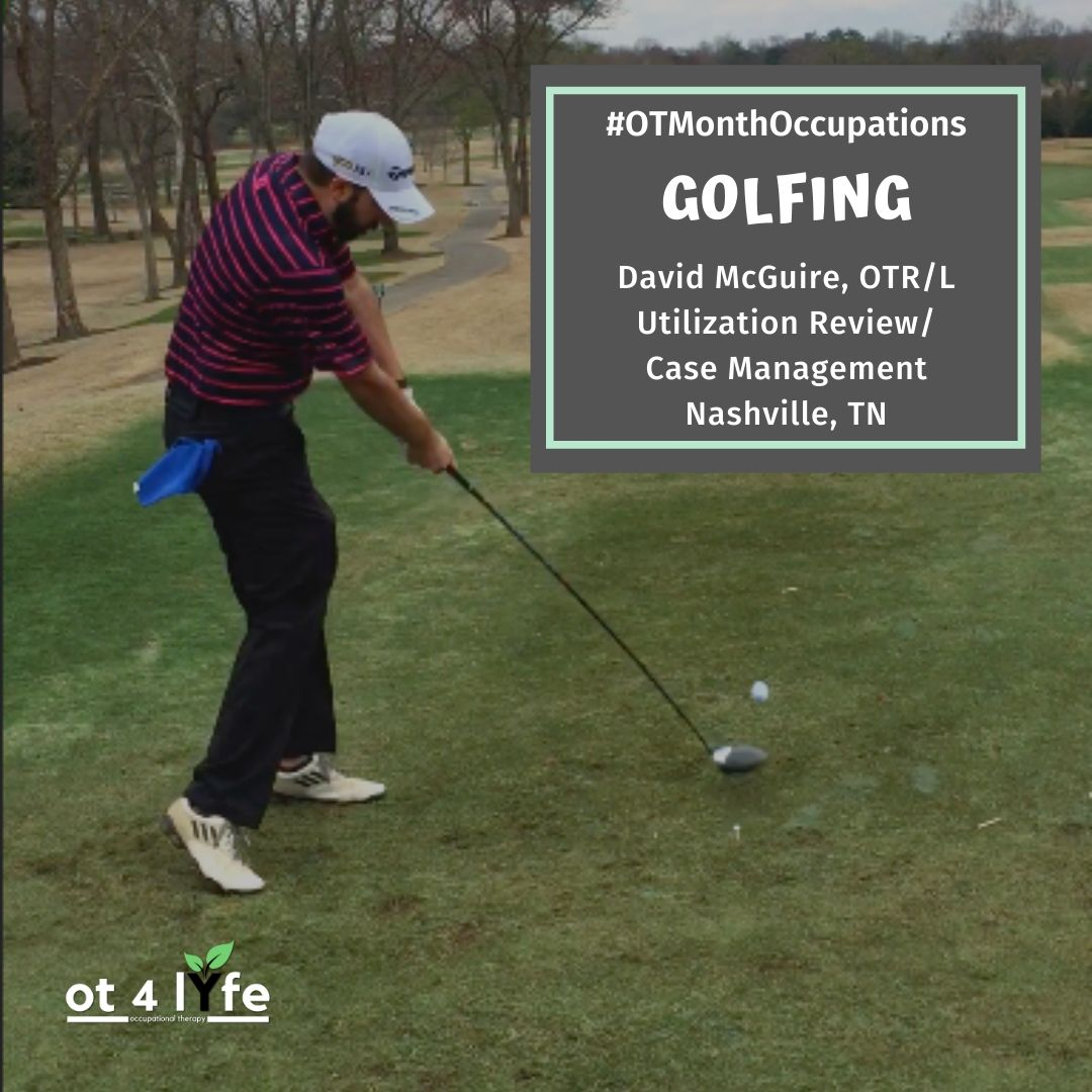 ot4lyfe's tweet photo. “I love the challenge. When you shoot a low round or make an incredible shot, it so much more rewarding.” @davidsmcguire 

#golf #golfswag #golfersofinstagram #golfing #golflife #occupations #occupationaltherapy #occupationaltherapist #otpractitioner #otpodcast #ot4lyfe https://t.co/hQjyarP302