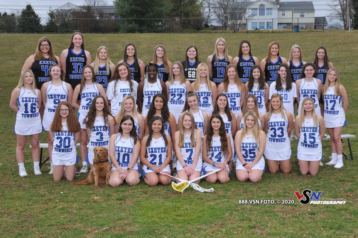 ExeterAthletics's tweet photo. Today, we honor the Defending County Champs...  Exeter 2020 Girls JV and Varsity Girls Lacrosse team (with team mascot!) https://t.co/LdLvoHMRLg