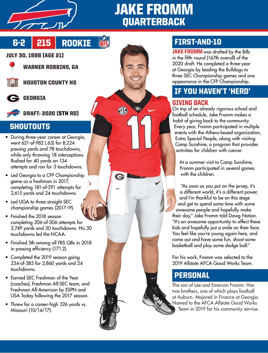 jake fromm jersey bills