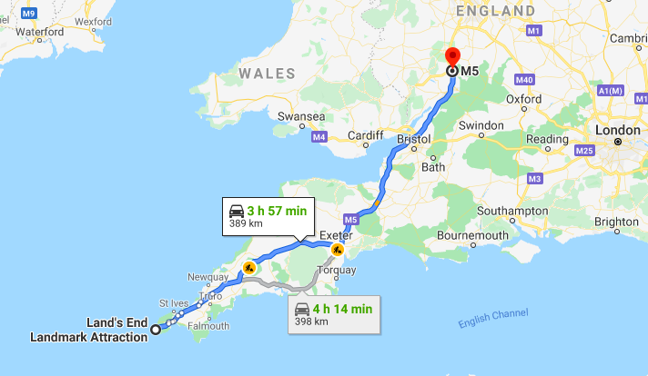 SalcombeTownFC's tweet photo. STFC 1407km (Land's End to John O'Groats) run update from DAY FIVE: Another 105km complete bringing total to 389km.

Map shows where we are up to on the route and pictures of the runs also included.

https://t.co/mpLpEuEI2g https://t.co/3TujiEjIcR
