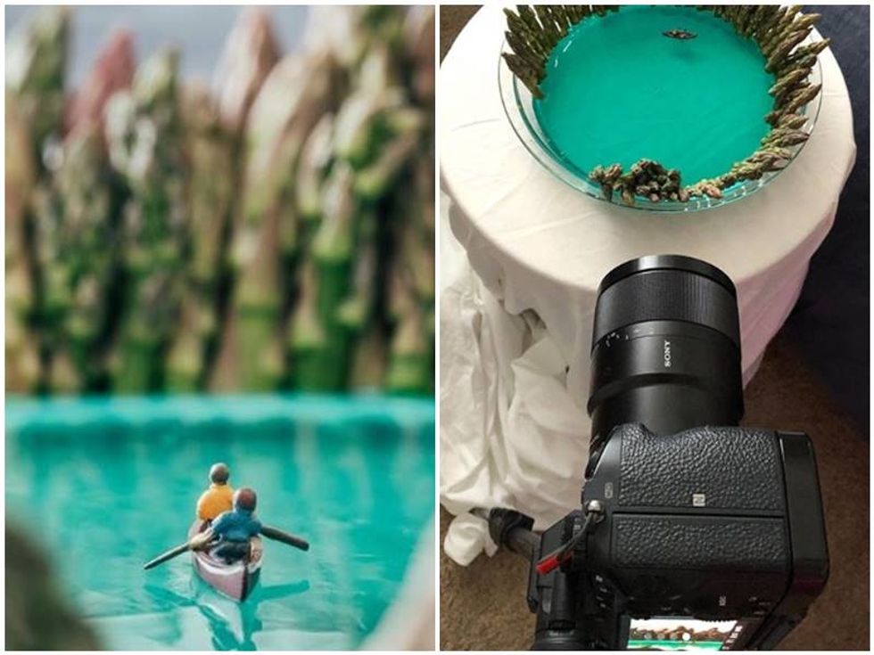 iPoetryinfo's tweet photo. #ErinSullivan (@erinoutdoors) recreated the majesty of nature using household items. Sullivan has challenged other social media users to create their own indoor adventure using #OurGreatIndoors
Below: Broccoli Forest, Cotton Ball Clouds, Jello Lake https://t.co/7ec79aL2Kh