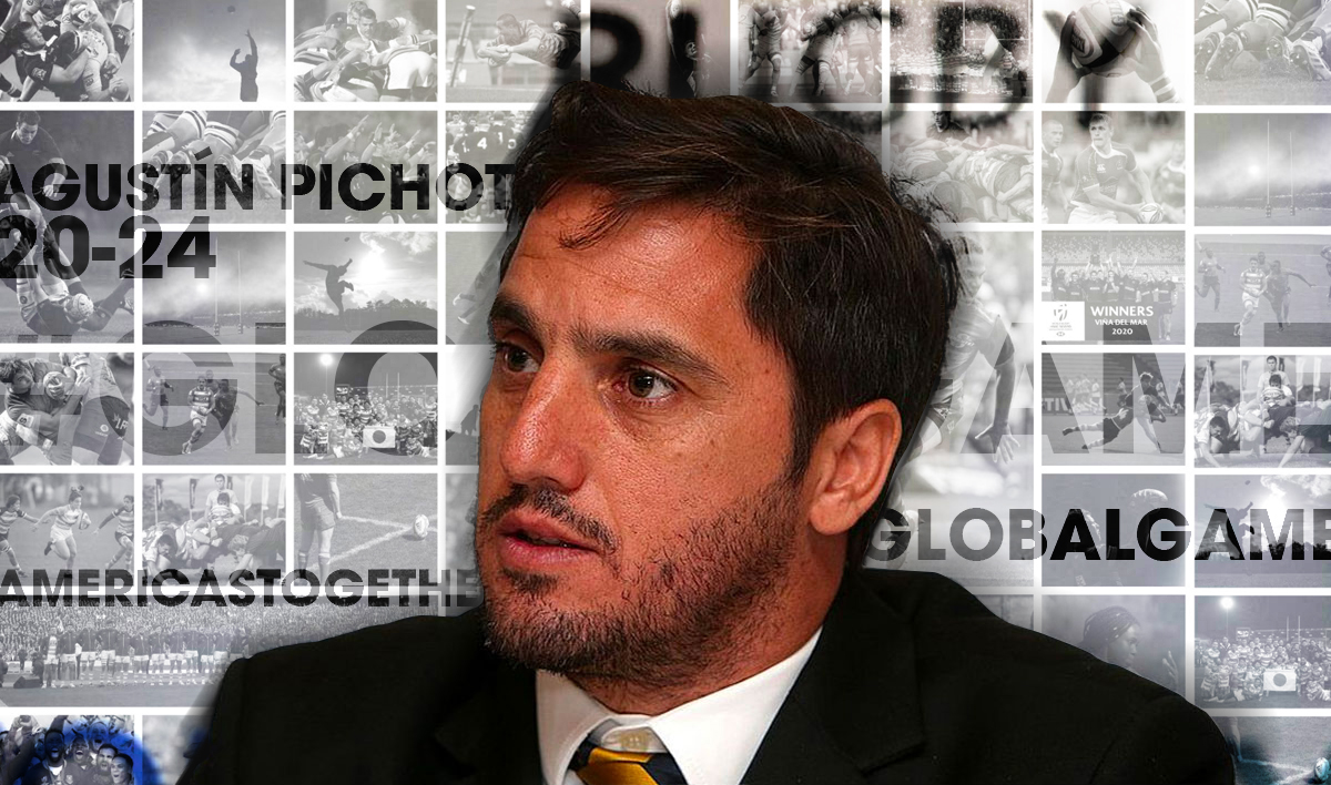 sudamericarugby's tweet photo. Agustín Pichot -@AP9_- es el candidato al que @sudamericarugby apoya de manera irrestricta.
Toda la región, encolumnada detrás del concepto de #GlobalGame 🏉
La nota ▶️ https://t.co/bwv3DV8IkD
#AmericasTogether 🌎#AmericaCrece #ElRugbyNosUne https://t.co/EKkf9sUlqp