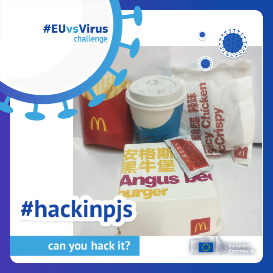 SherryChung23's tweet photo. #EUvsVirus
#hackinpjs...andMcDonald's https://t.co/jvzsoZSg2Y