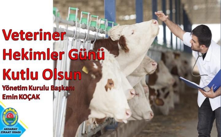 #DunyaVeterinerHekimlerGunu Aksaray Ziraat odası Başkanımıza Teşekkürler..