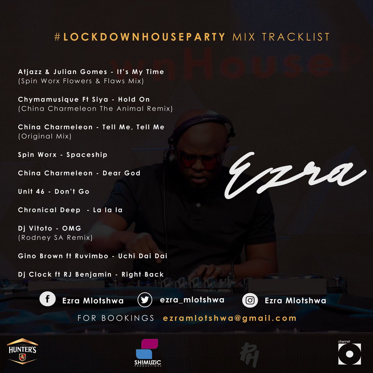 I still don’t have the words on how to thank these guys here here @Shimza01 & @iam_ph for the opportunity. I appreciate you guys. ❤️🙏🏿

And here’s the the track list below:
#GoldenPower #Ezra #LockdownHouseParty
