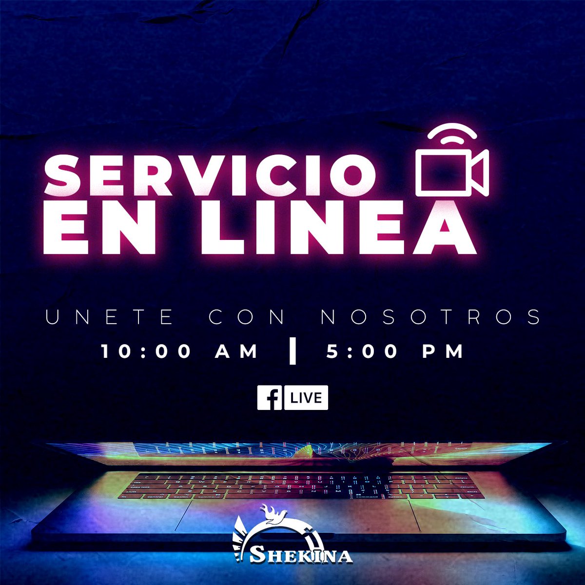 ShekinaSV's tweet photo. ¡Sintonízanos mañana en nuestros dos servicios de domingo, 10:00AM|5:00PM! 
•
•
•
•
• https://t.co/58yq61gN8j