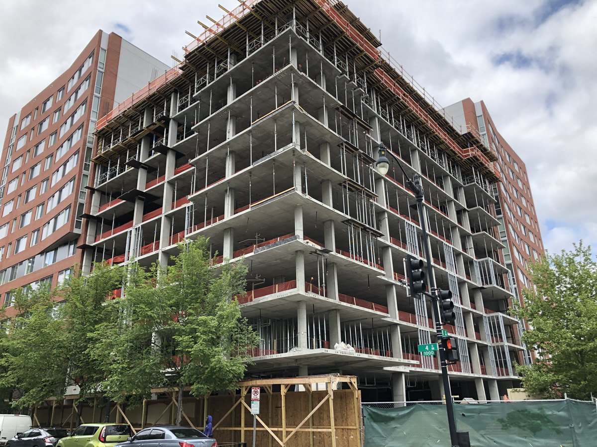 In Mount Vernon Triangle now, where a 200-room hotel is under construction at 317 K St. NW