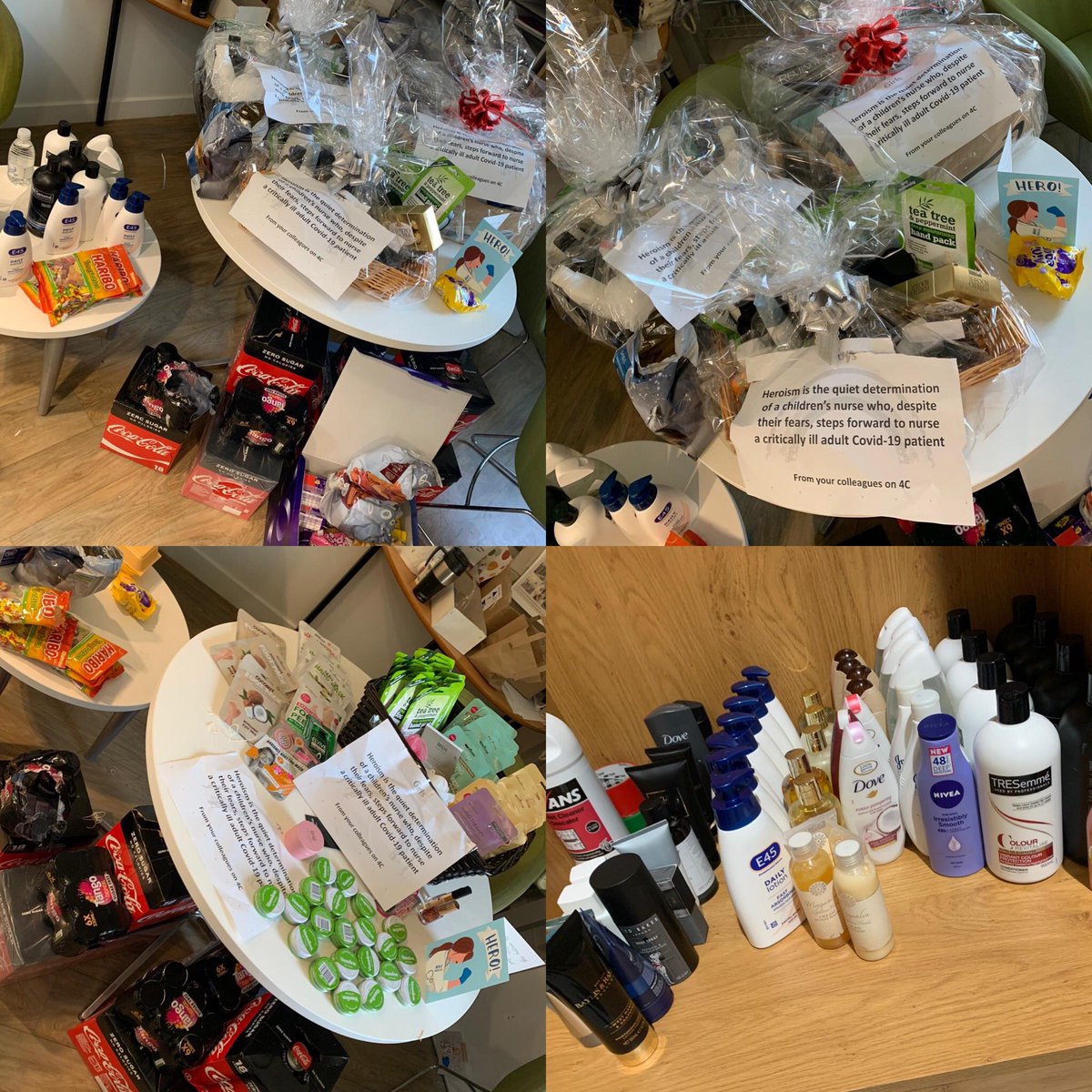 PICU_AHCH's tweet photo. 🌈❤️💜🧡💚💙There’s no “i” in team” 🌈💙💚🧡💜❤️ thank you #team4c @AlderHey for these goodies 😊😊😊 #AllInThisTogether #teampicu #teamalderhey #teamworkmakesthedreamwork #wegotthis 💪🏻😊😊😊 https://t.co/pjClCDnotn