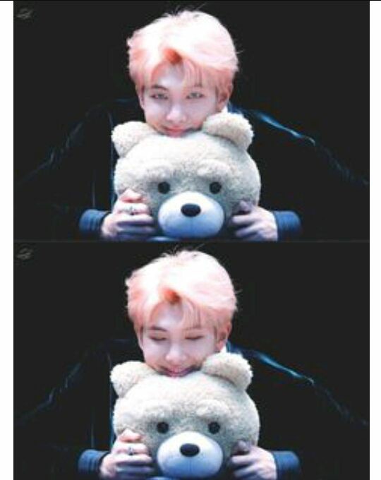 HE'S SO CUTE!!!! I WANT TO CUDDLE HIM MORE THAN THE TEDDY!