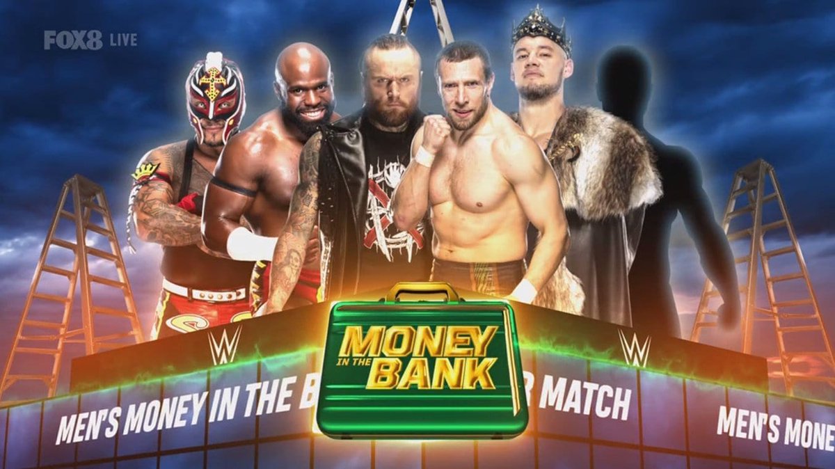 BastiLunatic's tweet photo. 🚨CONFIRMADOS🚨
Así va quedando la lucha de #MoneyInTheBankmatch con #ReyMysterio, #ApolloCrew, #AleisterBlack, #DanielBryan y #KingCorbin, la próxima semana en #SmackDown se verá el último participante que será entre #Otis o #DolphZiggler https://t.co/AXX69sG7Wb