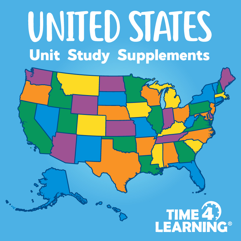 Time4Learning's tweet image. Enhance your child&apos;s #USgeography knowledge with our state #UnitStudy supplements! Each includes state history, geography, interesting facts, map, learning games and more! ow.ly/Urlo50zowbK