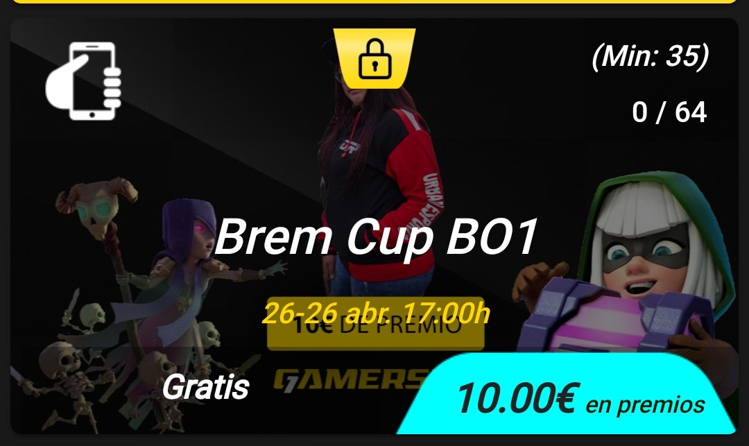 bremkep's tweet photo. AMIGOS LO PROMETIDO ES DEUDA!
Junto a @gamersfy se organizo un torneo MAÑANA DOMINGO 26  🥳

10€ en premios 

64 cupos disponibles 🥳

Requisitos: 

Seguirme @BremKep 
Seguir a @gamersfy 

Rt y fav ♥️

Al cumplir pedir contraseña a mi md ♥️🥳 https://t.co/C3R7bUrPkw