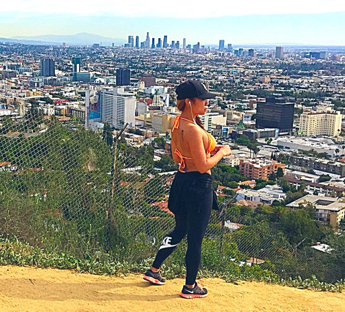#SaturdayMorning and yes, I do #hike in my bikini top👙 Staying consistent, positive, and alil vitamin<a href="/tag/saturdaymorning"class="tags">#SaturdayMorning</a><a href="/tag/hike"class="tags">#hike</a><a href="/tag/fitnessmotivation"class="tags"><span>#fitnessmotivation</span></a><a href="/tag/adventure"class="tags"><span>#adventure</span></a><a href="/tag/summervibes"class="tags"><span>#summervibes</span></a><a href="/tag/o"class="tags"><span>#o</span></a>