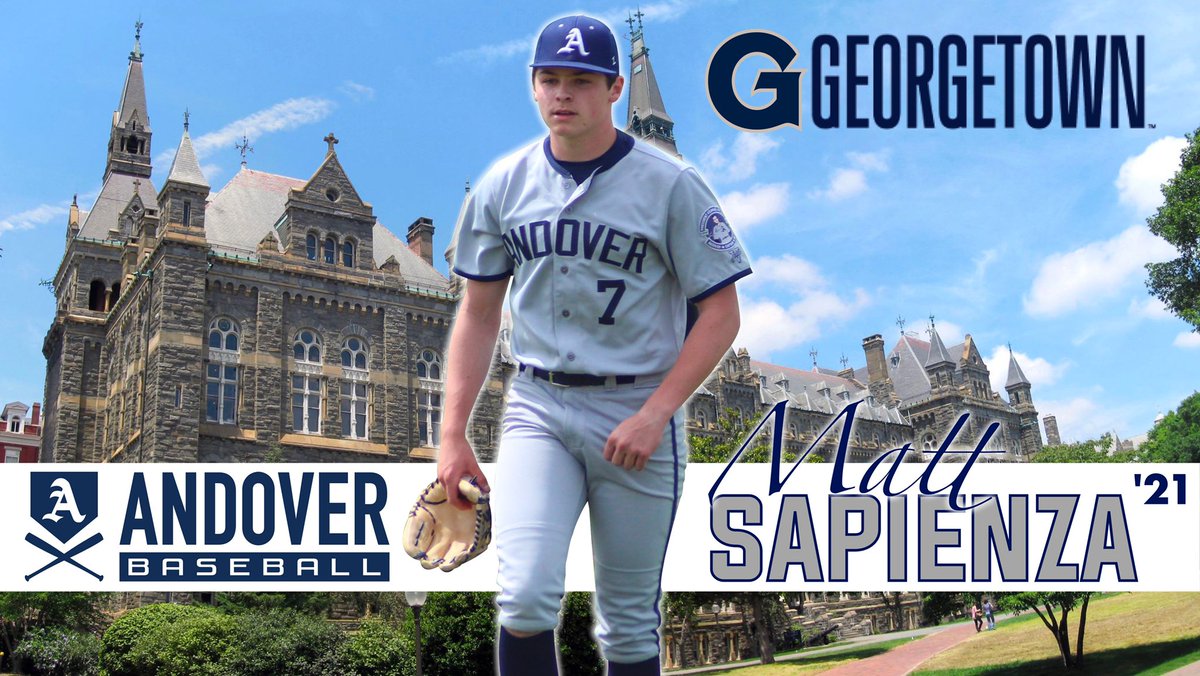 I am excited to announce that I have committed to Georgetown University to further my academic and baseball career. I want to thank everyone who has helped me along the way. #GoHoyas