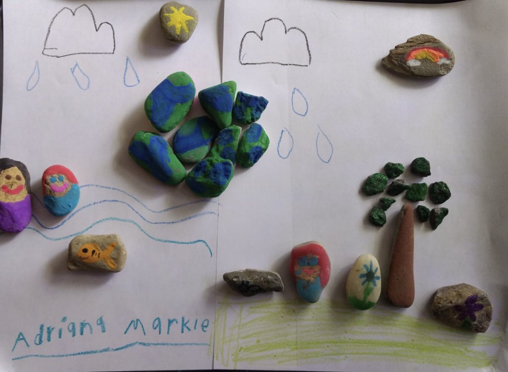 ARThyberg's tweet photo. What a beautiful week of art! Beekman artists created artwork inspired by nature for Earth Day 🌎. Check out our digital art show! https://t.co/CeeqCY1rYE https://t.co/11kztJw9kY