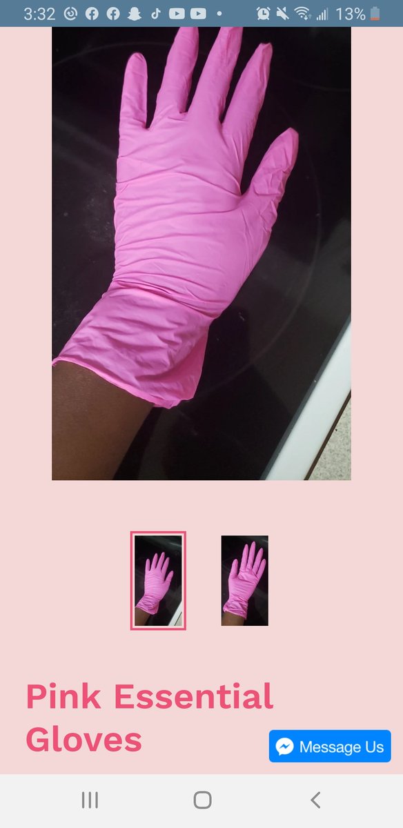 Pink essential gloves are available now on dmiracleretail.com  #essential #essentialitems #COVID19 #gloves