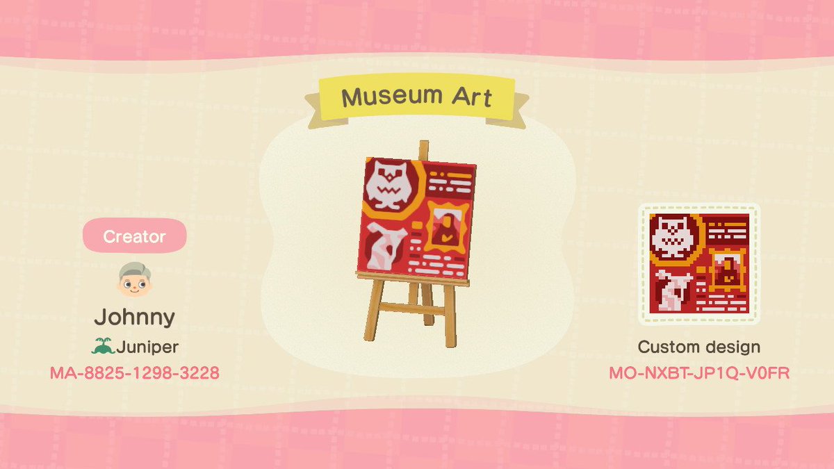 jdombrowski's tweet image. A few signs for your newly renovated museum! Check out my ID for all 4. #ACNH #ACNHdesign