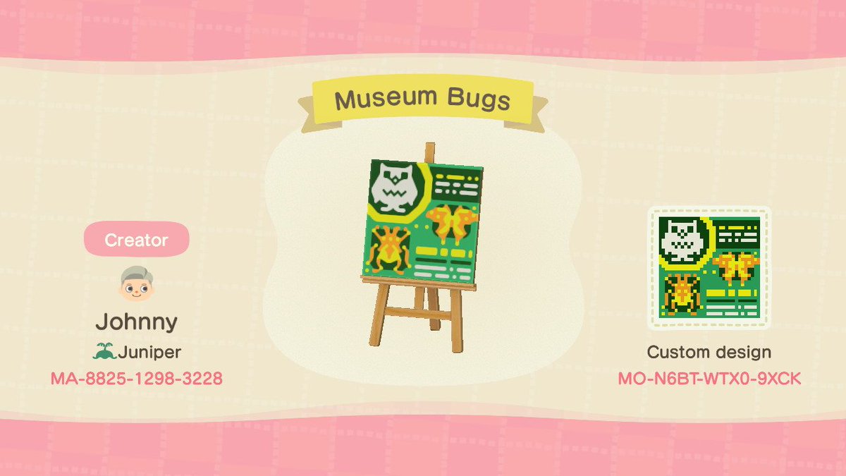 jdombrowski's tweet image. A few signs for your newly renovated museum! Check out my ID for all 4. #ACNH #ACNHdesign