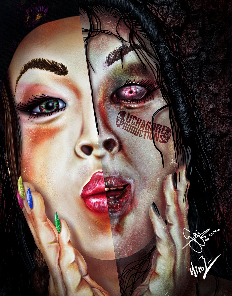HorrorGuerrero's tweet photo. ORALE!!! WOW COOL #FanArt by my talented amigo @horrorshox from Japan!! I am so lucky to have these. Gracias Hiro! I'll print them big!
I hope you are safe and healthy. I can't wait for the day to hang out in person. 

#LaMuñecaDelterror #latinhorror #horrorbabe #womeninhorror https://t.co/3i0c9wGBOs
