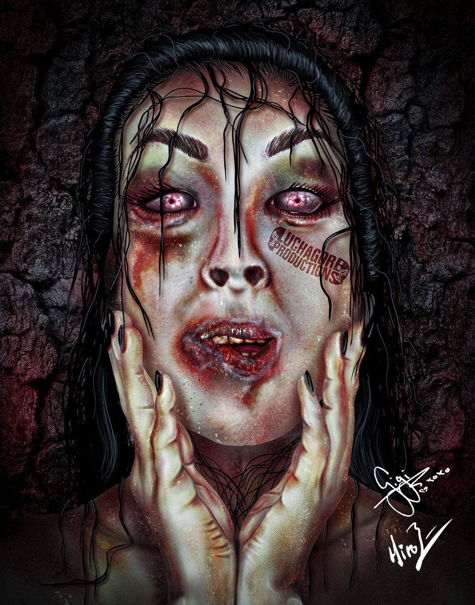 HorrorGuerrero's tweet photo. ORALE!!! WOW COOL #FanArt by my talented amigo @horrorshox from Japan!! I am so lucky to have these. Gracias Hiro! I'll print them big!
I hope you are safe and healthy. I can't wait for the day to hang out in person. 

#LaMuñecaDelterror #latinhorror #horrorbabe #womeninhorror https://t.co/3i0c9wGBOs