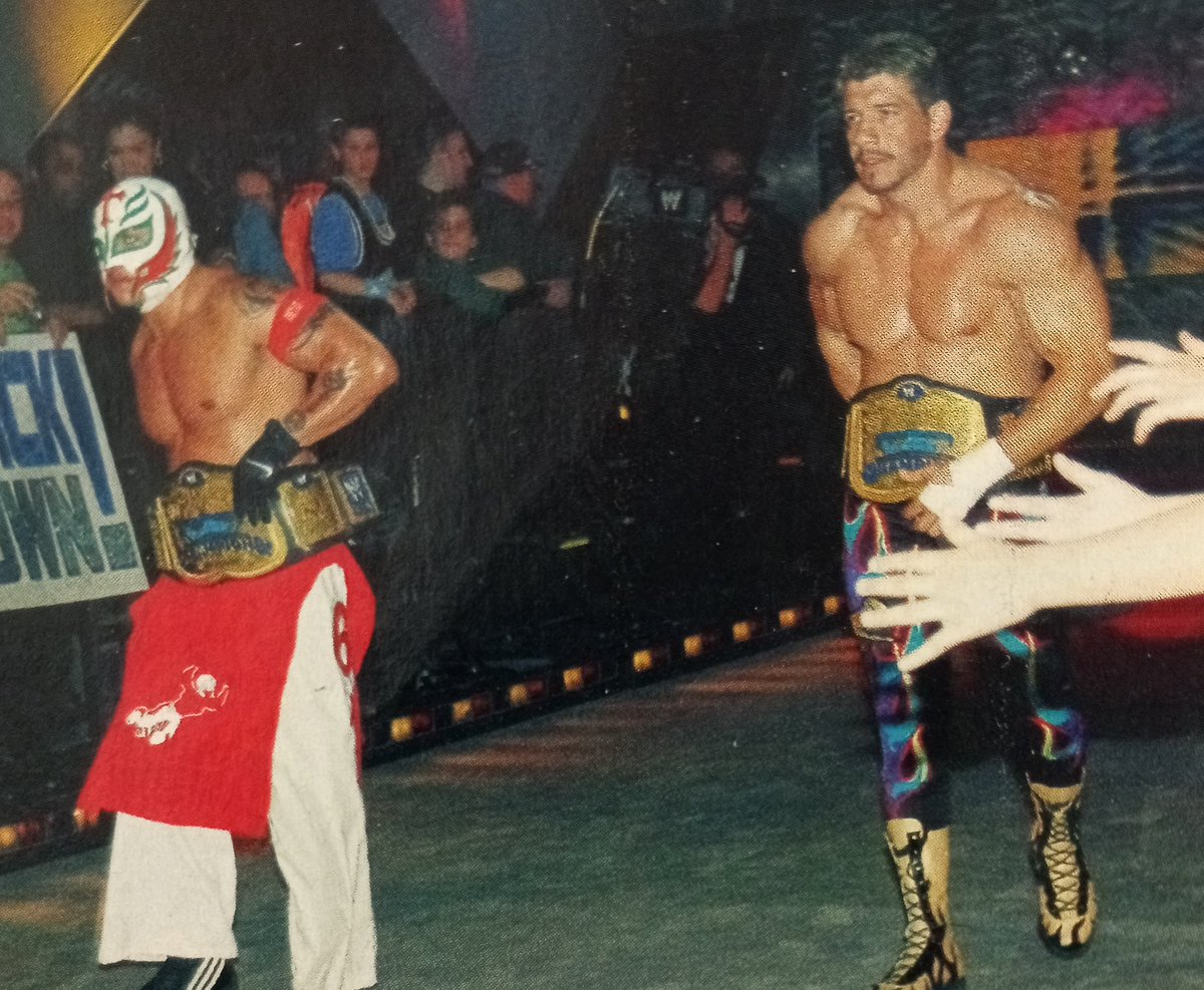 Rasslin' History 101 on X: Eddie Guerrero,giving out some tough