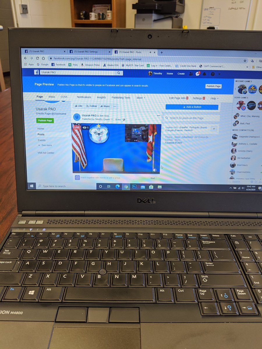 usarakPAO's tweet photo. Set up a small studio in my office and tested out OBS with Skype and Facebook. Doing a live stream on Tuesday for the USARAK CG and 1/25 SBCT CDR in Iraq. I appreciate all the Lessons Learned from our PAO community. https://t.co/kDwZjaJ3ox
