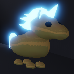 Roblox Adopt Me Mega Neon Golden Unicorn