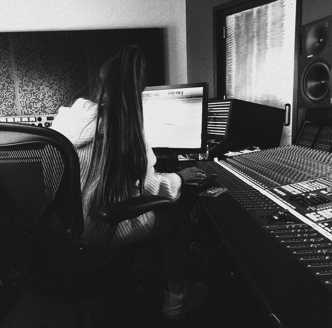 pics of you in studio make my heart so full because i know it’s your home, your happy place and it’s the place where the magic happens. love u, i’m very excited for the new era to start  @ArianaGrande 
