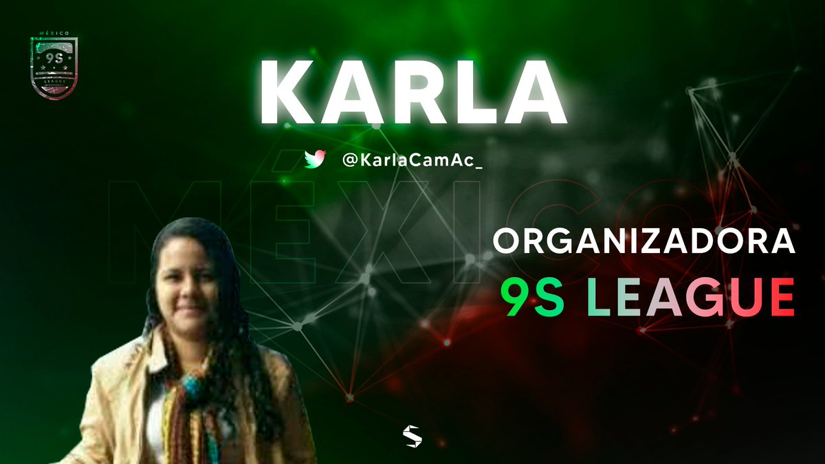 9S_League's tweet photo. ¡Aún no acabamos con las presentaciones! Presentamos a una nueva persona que formará parte del STAFF de 9S para traerles una liga de calidad. 🔥

👤 @KarlaCamAc_ 
🇲🇽 @9SL_Mexico 
📢 Organizadora https://t.co/biDwPqpF0Z