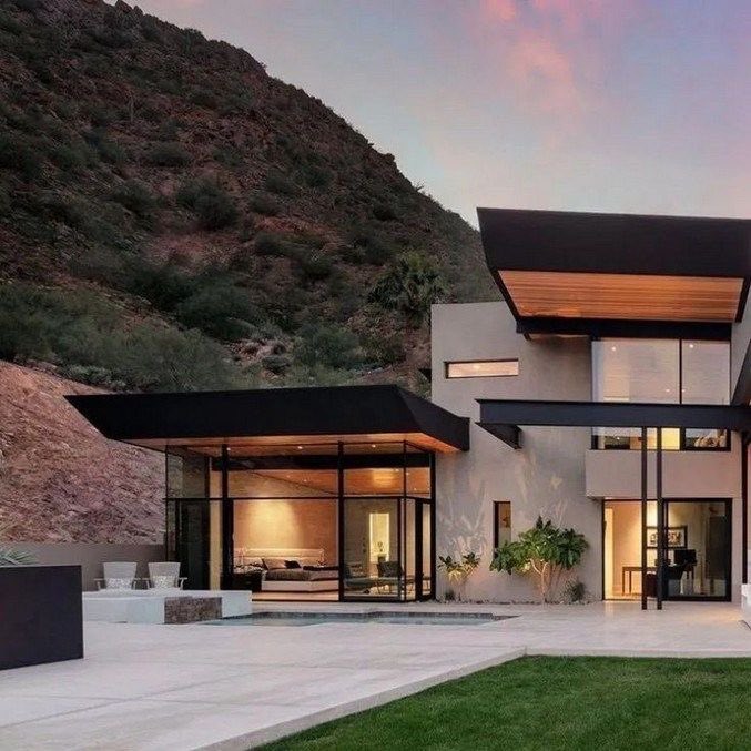 Choose one: modern dream house exterior 