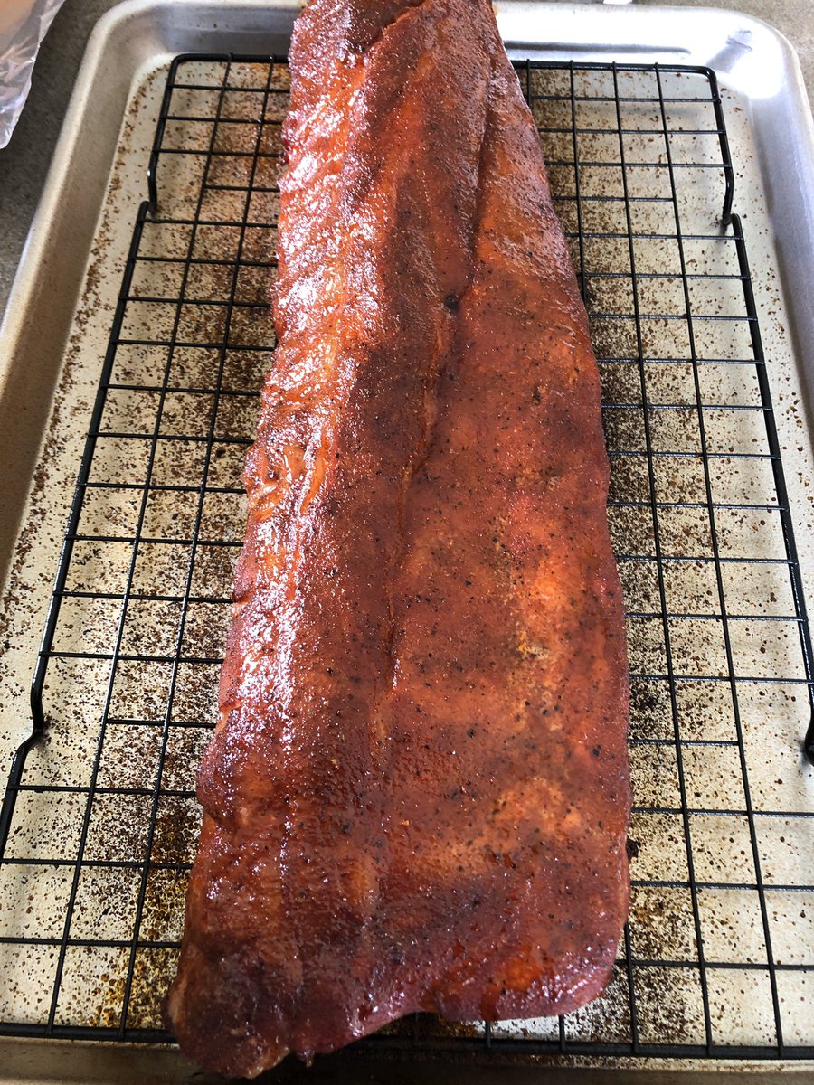 SeanPDixon's tweet photo. Ready to wrap these baby backs! @PitBossGrills https://t.co/u1a3Z4oeyf
