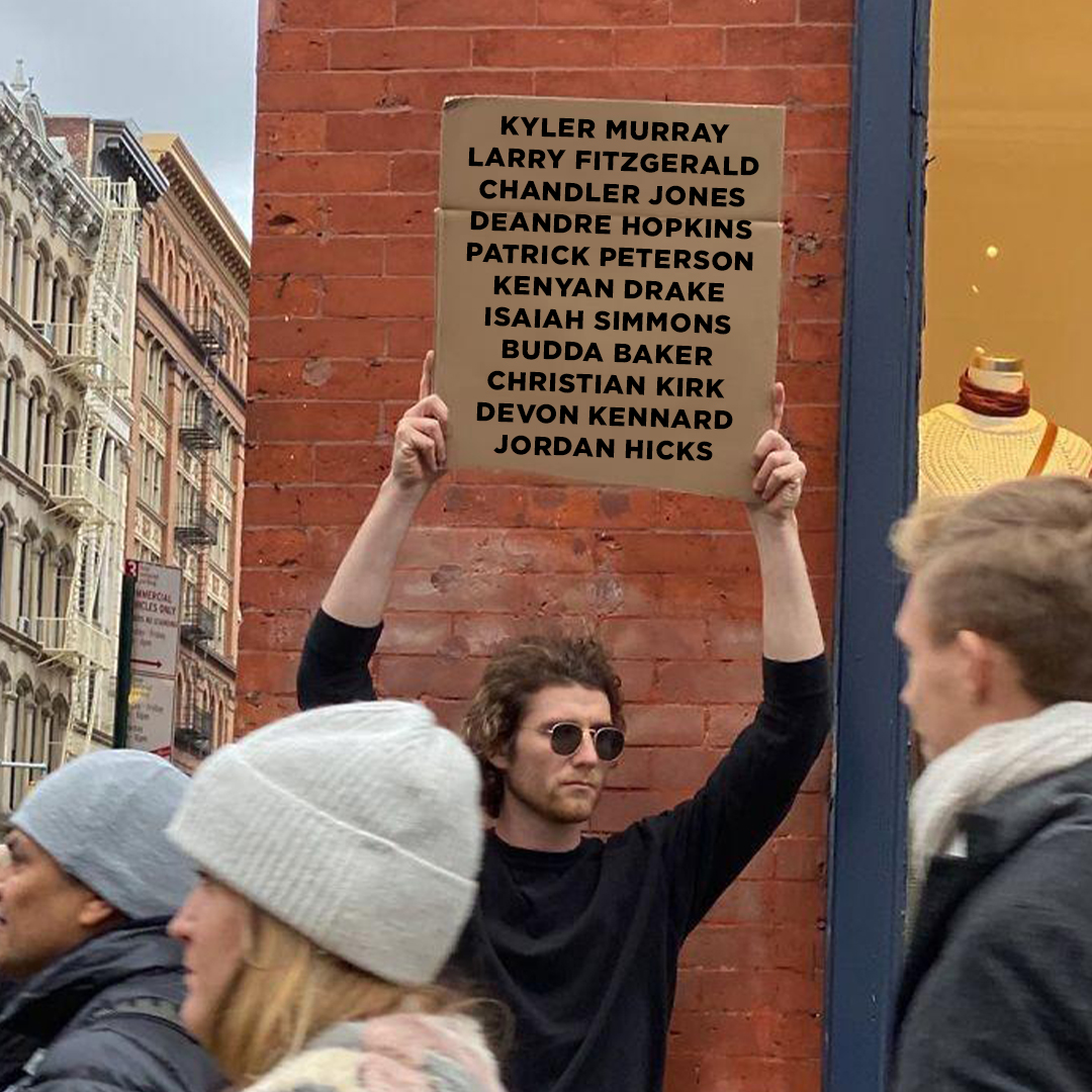 AZCardinals's tweet image. We need a bigger sign.