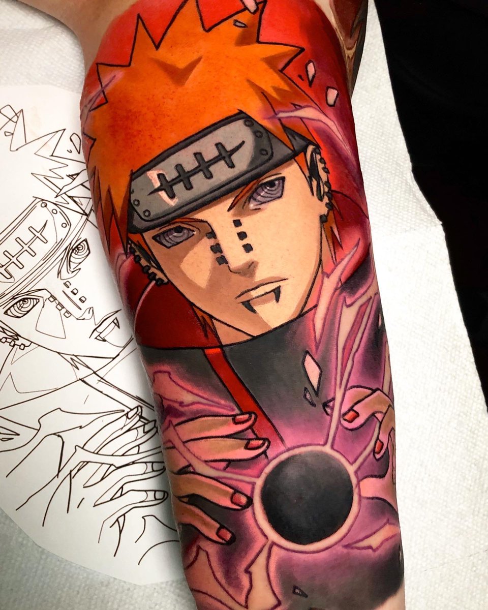 Naruto pain tattoo idea | Geometric lion tattoo, Naruto tattoo, Tattoos