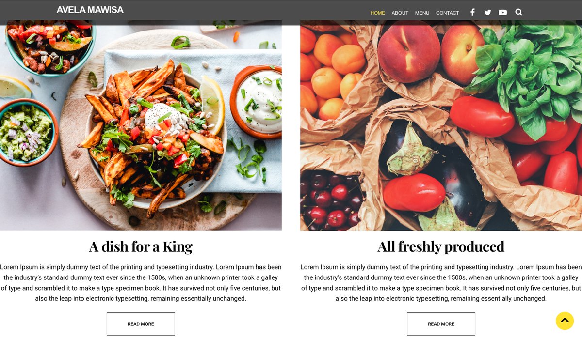 Oh yeah, I was hungry the other day and I decided to create a website for fresh looking food.This one is great for Chefs, Cooks, Food photographers and restaurants etc.
