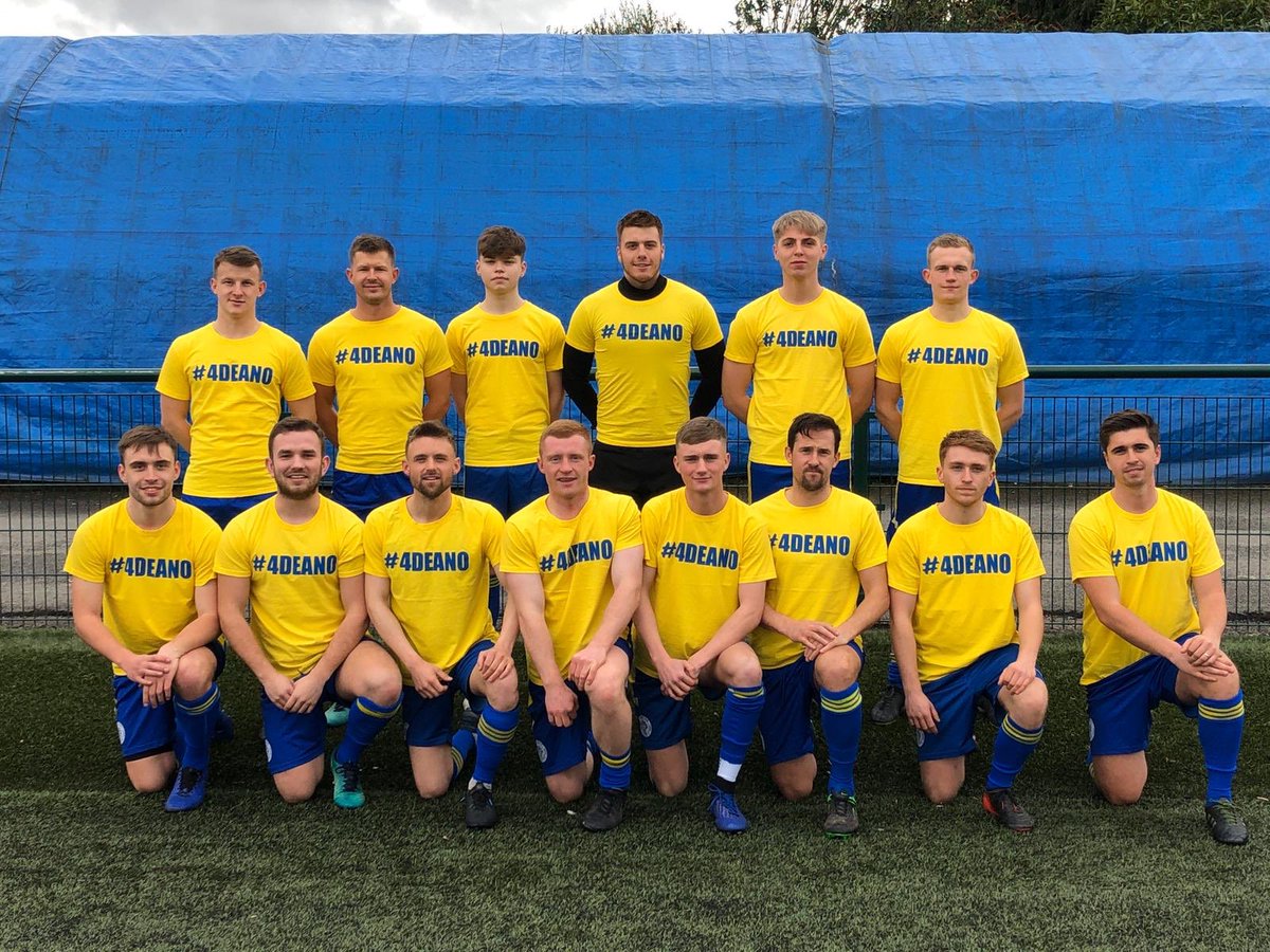 UttoxeterTownFC's tweet photo. Time to reflect, Today would have been our last game of the season. A massive thank you to everyone who has supported us in so many ways through this difficult season that wasn’t. We have lost 2 dear friends in 2020 and we will make them proud when we return. 💛💙#4Deano #4Stan https://t.co/HRSRuoy98J